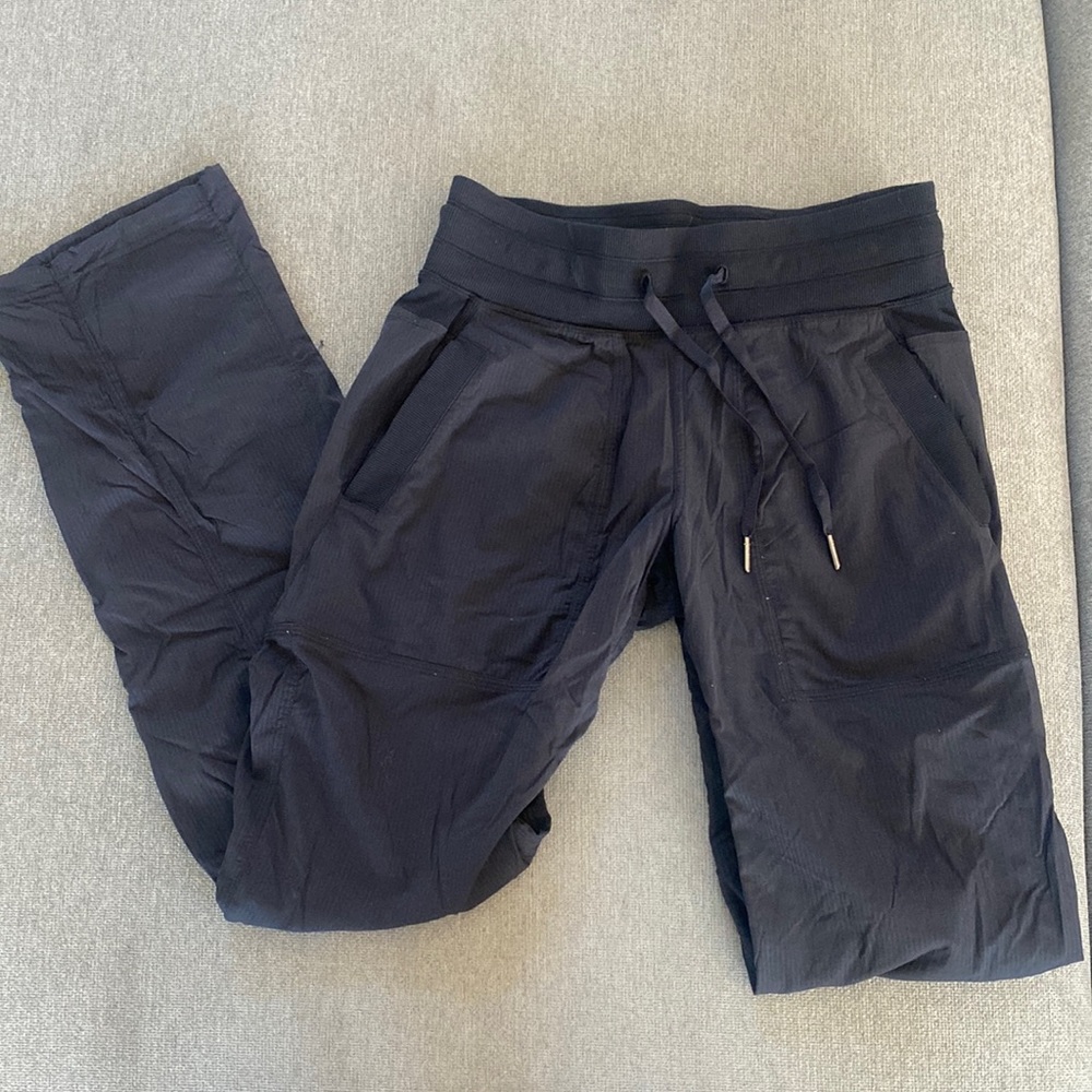 Black lululemon dance studio pants